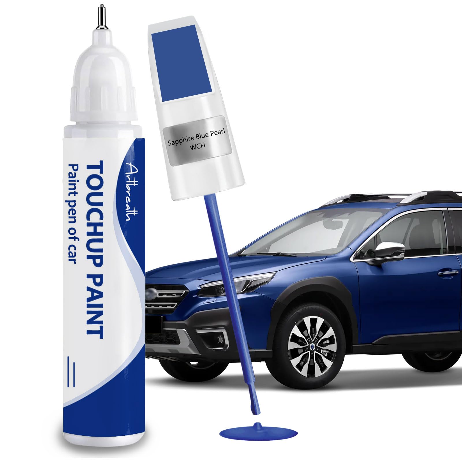 Sapphire Blue Pearl(WCH) Touch Up Paint for Subaru-Exact Match-Chips and Nicks Car Paint Scratch Repair Kit Automotive Paint Pen