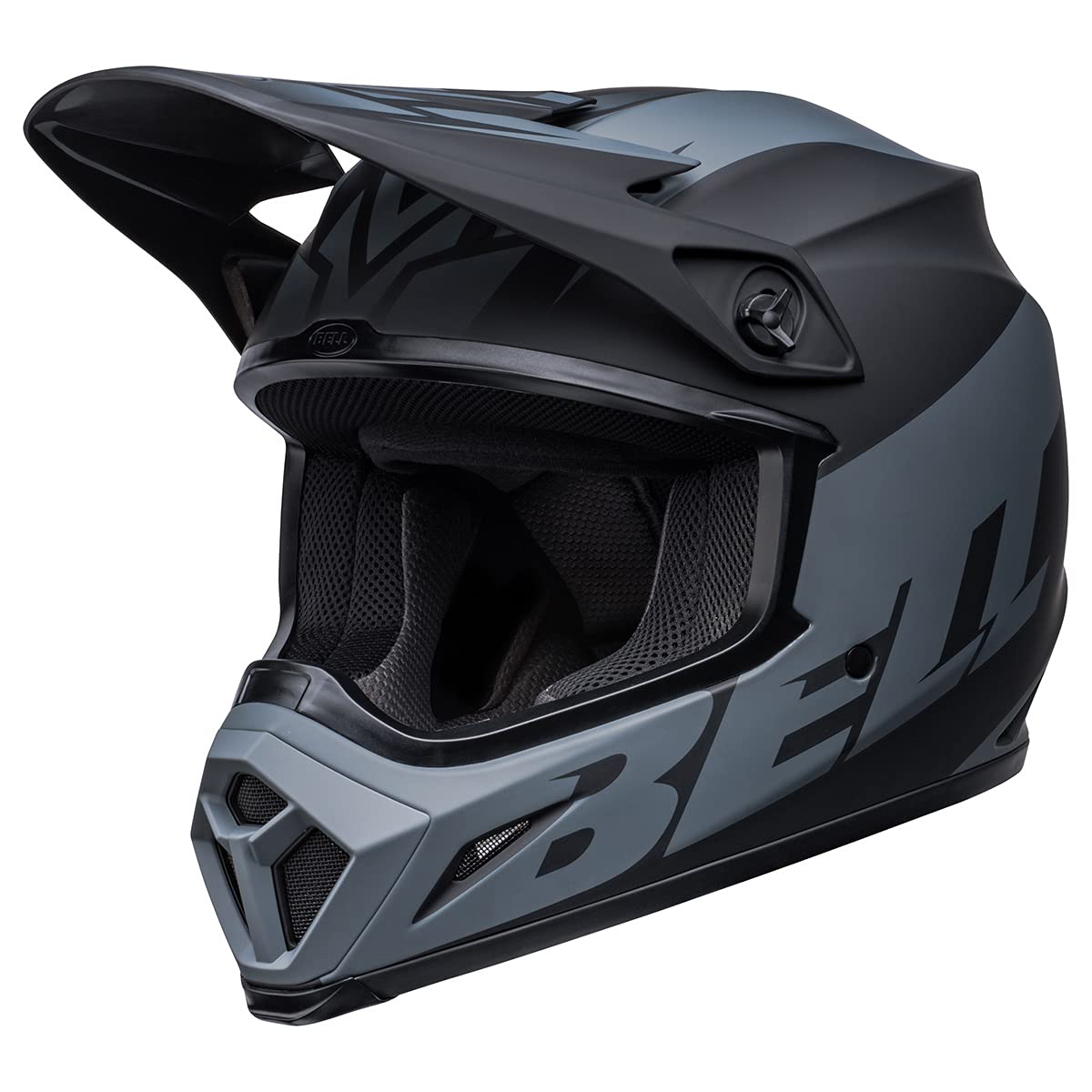 Bell Mx-9 Mips Dirt Helmet (Disrupt Matte Black/Charcoal - 2X-Large)