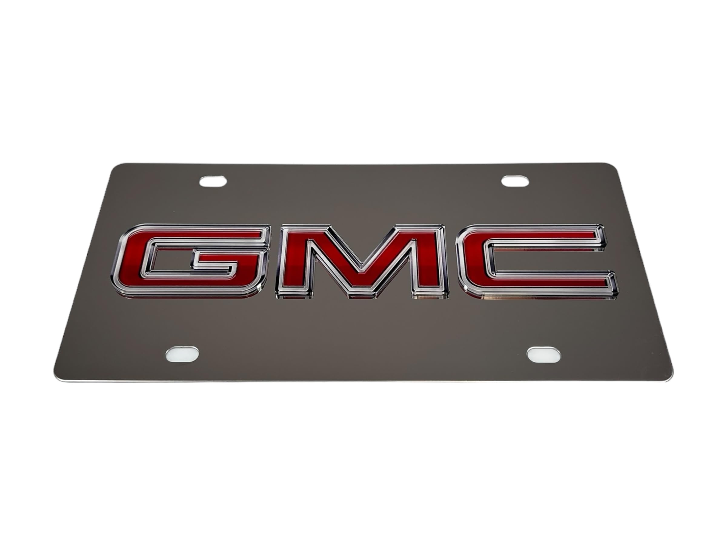 Eurosport Daytona- Compatible With -, Gmc Badge -Stainless Steel License Plate
