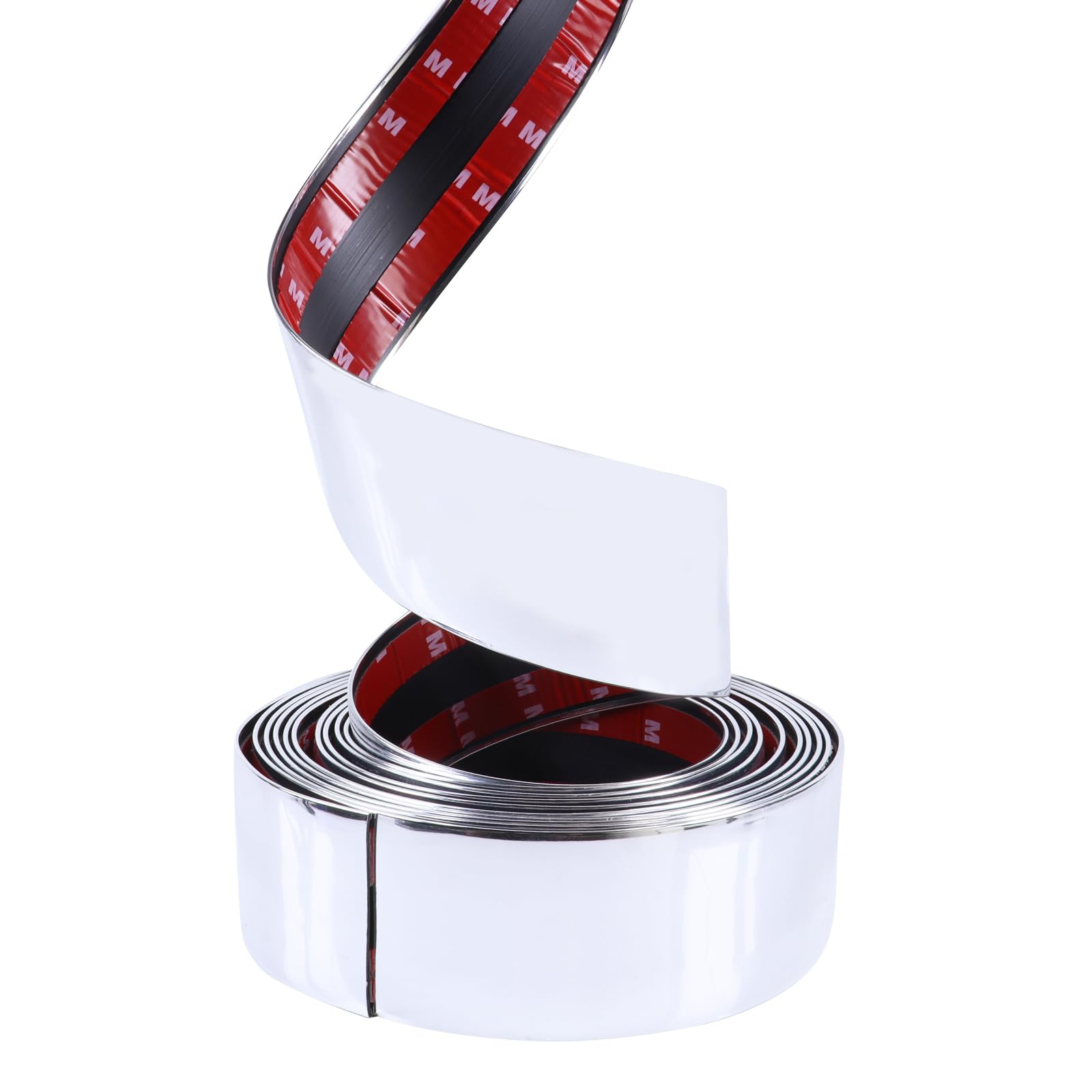 Sbwlkj 25Ft Automotive Chrome Trim Molding 2''(50Mm) Heavy Duty Car Side Moldings(Self Adhesive) Uv-Protected Scratch-Proof For