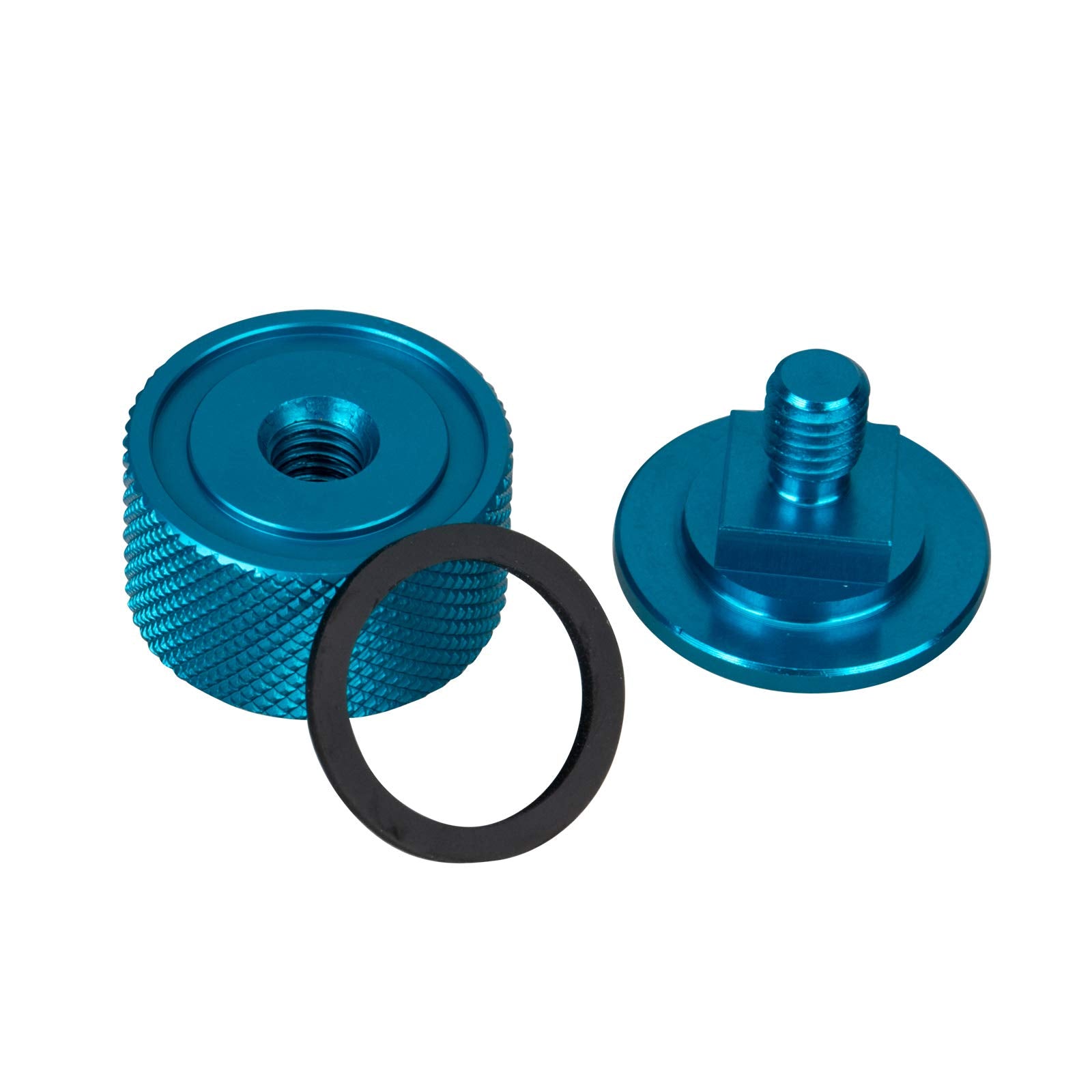 3Mirrors Welding Hood (Pipeliner) Helmet Fasteners Sky Blue Headgear Replacement Parts Accessories Screws Flip Hood Aluminum -An