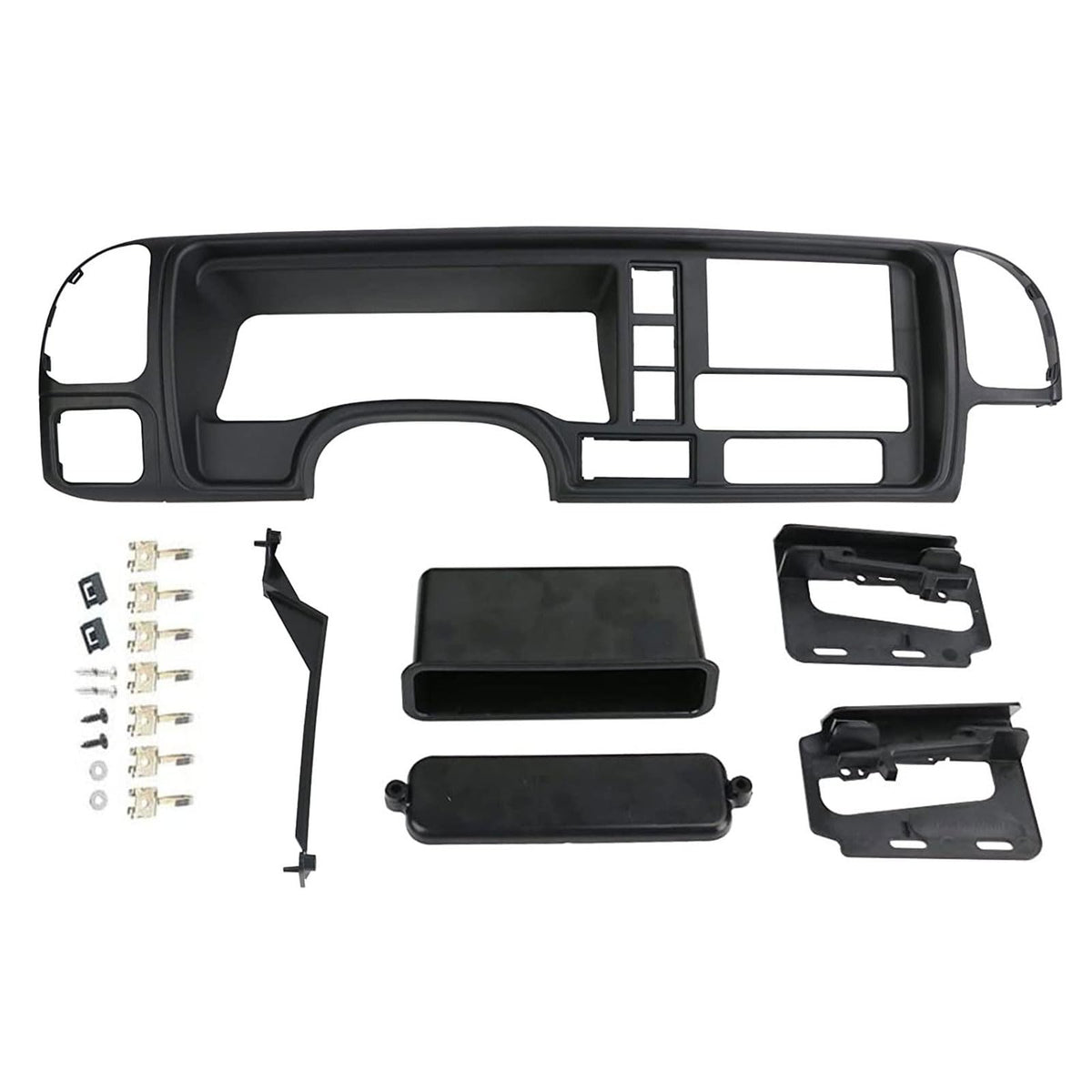 PACEWALKER Car Radio Stereo Dash Panel Kit DP-3003 Double Din Compatible with 1995-2002 for GM SUV/Truck Black