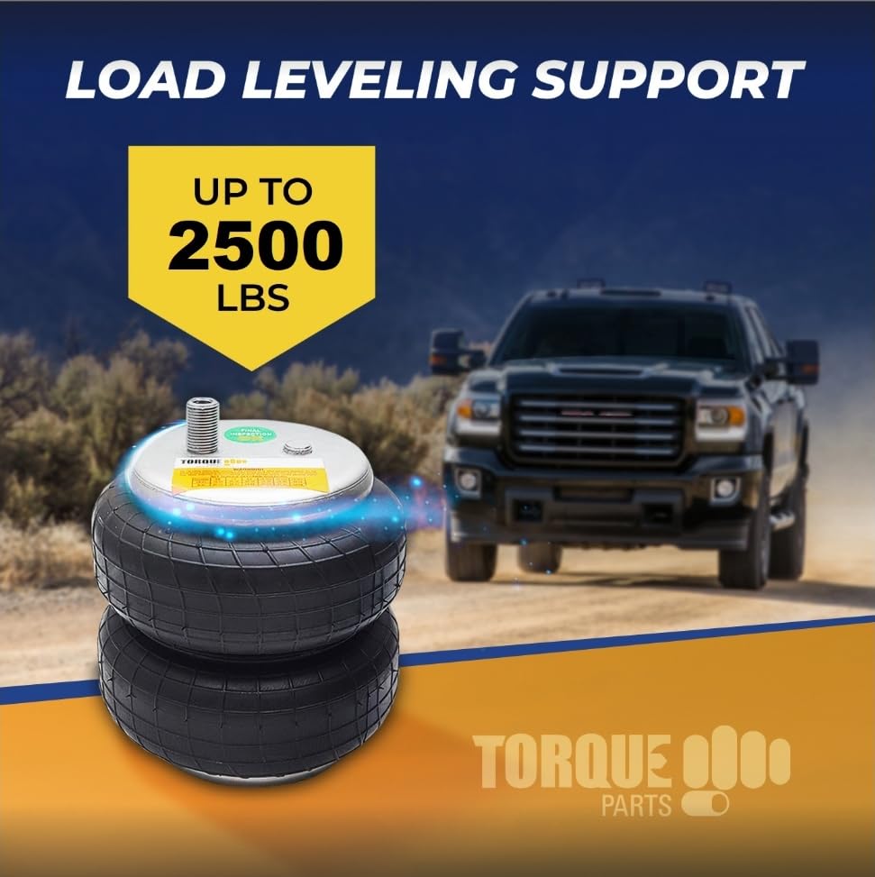 TORQUE 6397 Air Bag Replacement for 6397 Firestone Ride Rite Air Bags and Torque Airbag Suspension Kits (Replaces Firestone 6397 Replacement Air Bag Airbag Air Spring) (TR6397)