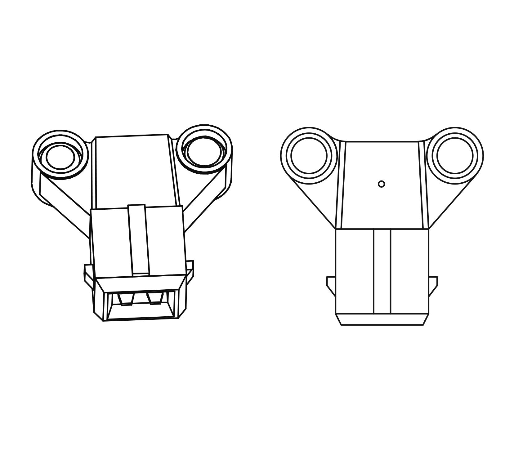Hella 012010891 Black 12V Bx Trumpet Horn Kit (Peugeot)