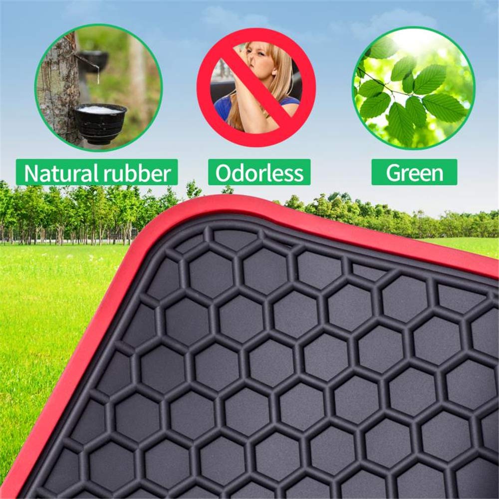 Megiteller Car Floor Mats Custom Fit For Hyundai Kona 2018 2019 2020 2021 2022 2023 (Non Electric Models) Odorless Washable Heav