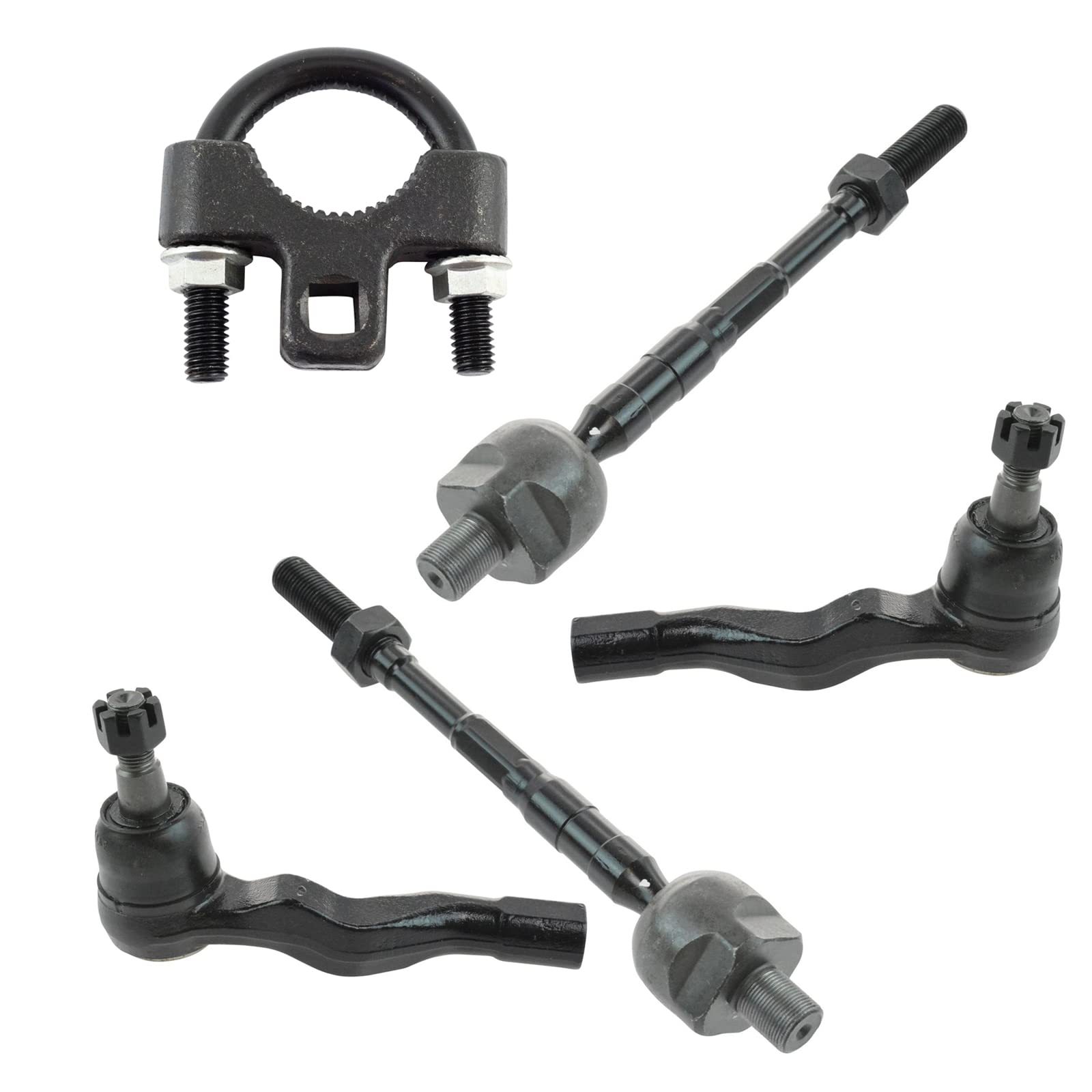 TRQ Front Tie Rod Set Compatible with 2003-2007 INFINITI G35 2003-2009 Nissan 350Z