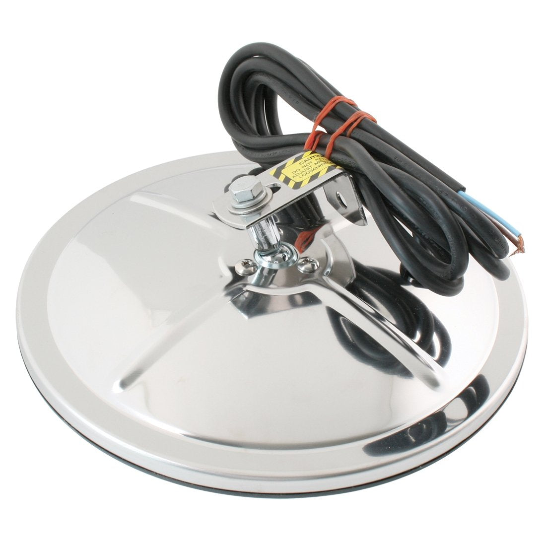 Grand General 33081 Stainless Steel 8'' Convex Blind Spot Mirror With ''L'' Bracket