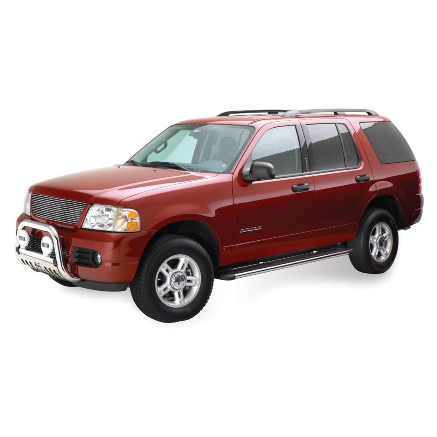 Westin 27-6650 Sure-Grip Running Boards Aluminum Polished Pair 85 In.