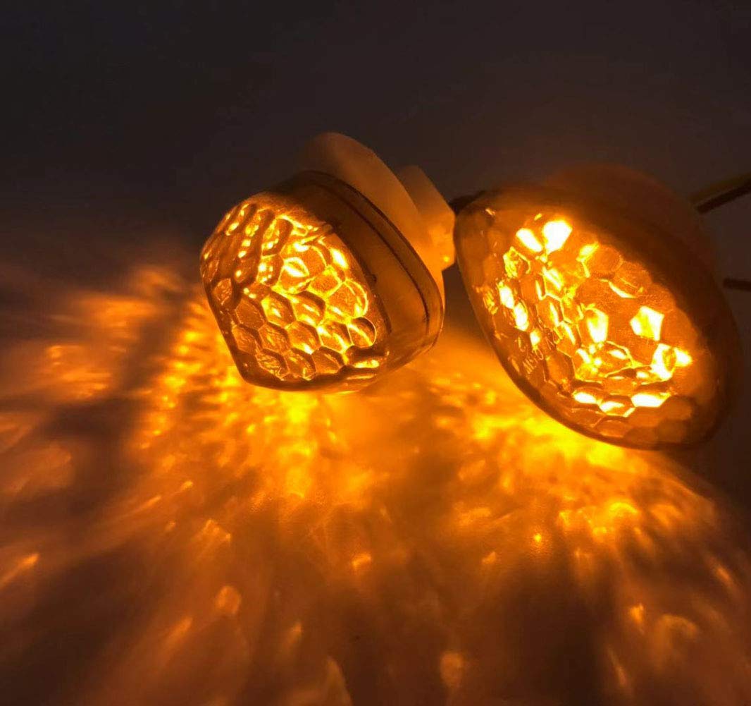 SAMDO Motorcycle LED Flush Mount Turn Signal Light Blinker Turning Lamp Smoke for Honda CBR600RR CBR1000RR CBR600F3 CBR600F4 CBR