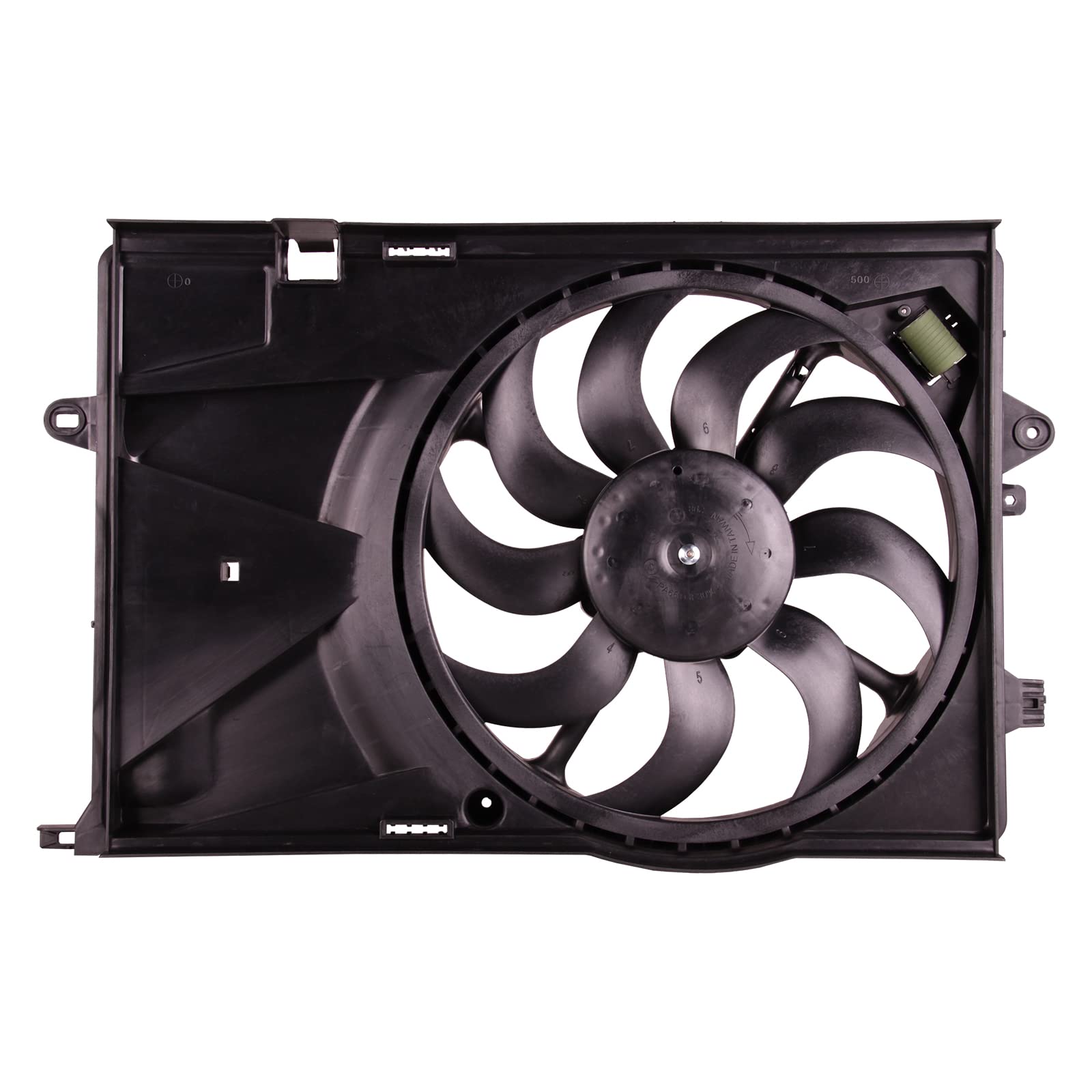 TYG OE Replacement(CAPA Quality) Cooling Fan Extra Silent for 2012-2020 Chevrolet Sonic 1.4L Auto Transmission | 95942905 | GM31