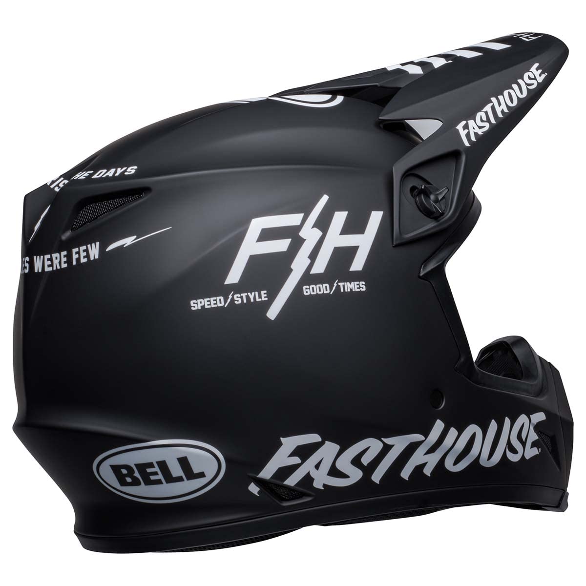 Bell Mx-9 Mips Dirt Helmet (Fh Prospect Matte Black/White - X-Large)