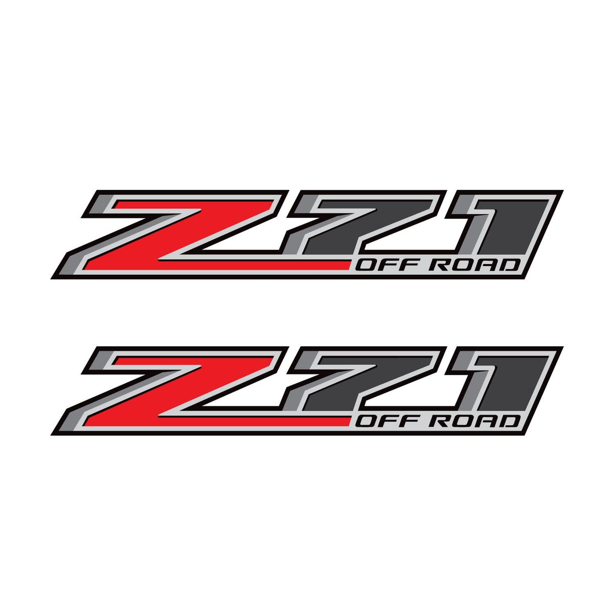 Z71 Offroad Truck Decals - 2014-2018 Bedside Stickers (Set Of 2)