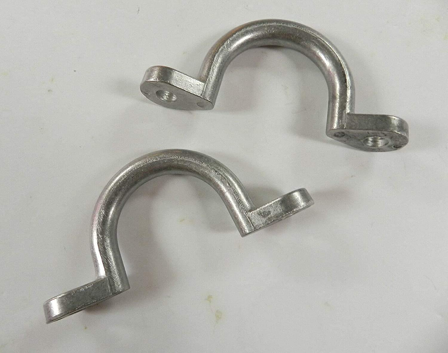 Ymhyjy Replace Trailer Tie Loop 2'' I.D. Aluminum Bolt-On Lashing Rope Tie Down Ring Horse (2 Pack)