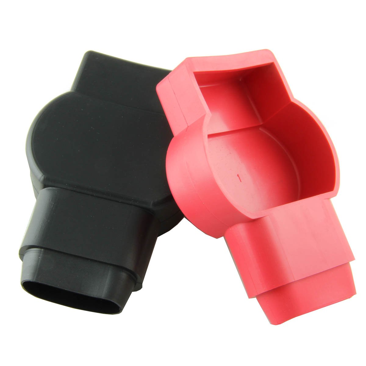 Crimp Supply Cover Set (Red And Black) For Military Battery Terminals
