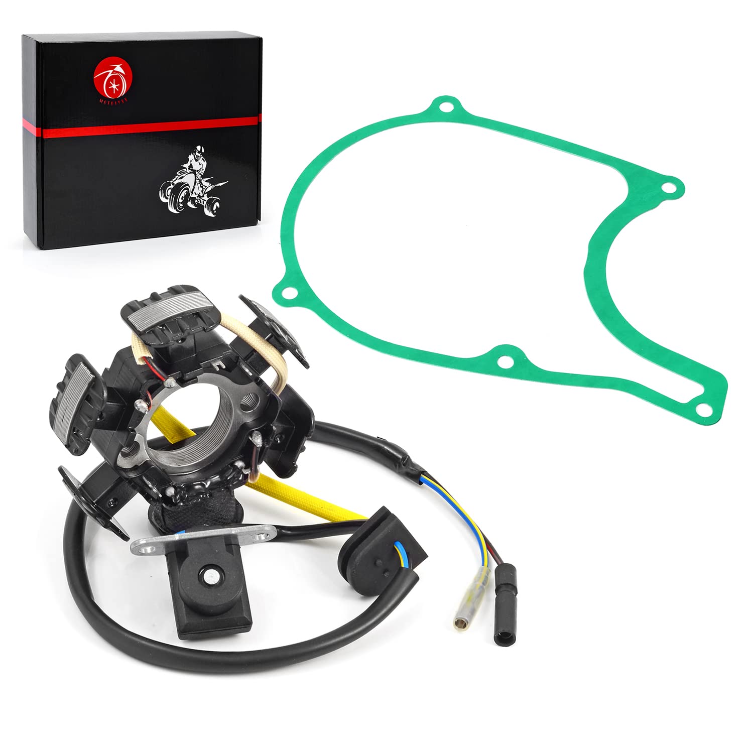 Stator Coil Gasket For Honda Xr100 Xr100R Crf100 Crf100F 1992-2013 11394-Kn4-750 31120-Kn4-751