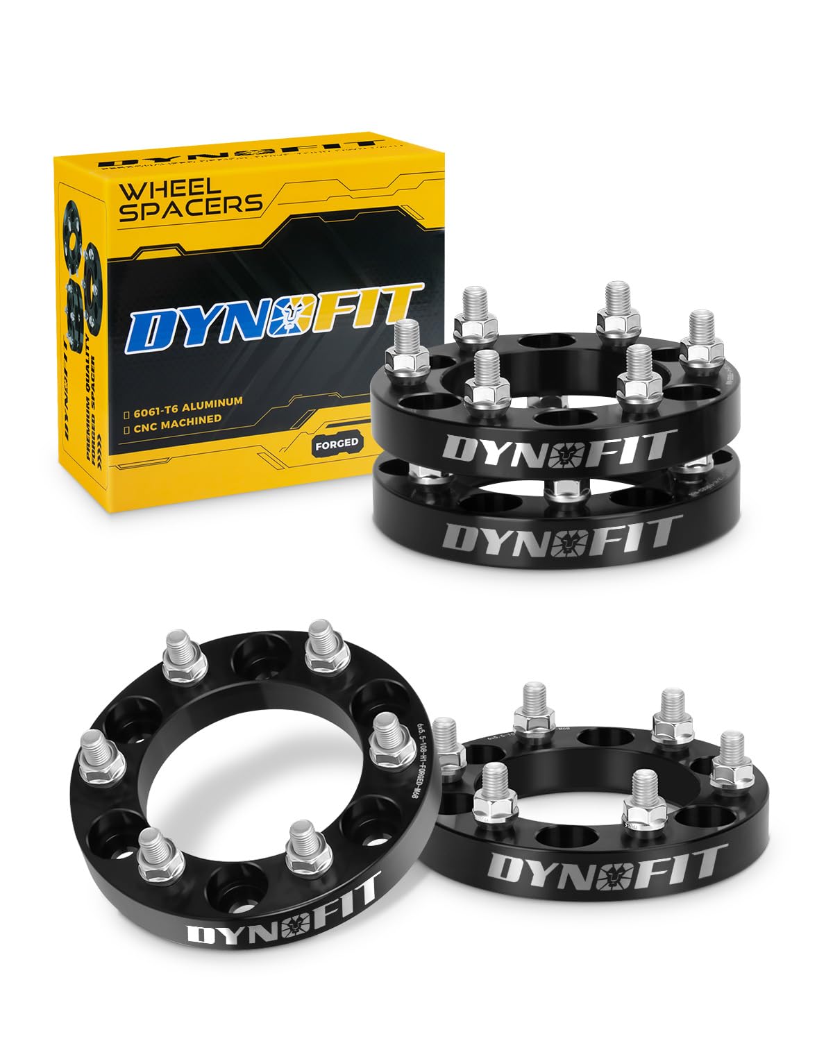 6X5.5 Wheel Spacers For Tacoma, 1'' Forged Wheel Spacers 108Mm Hub Bore M12X1.5 Studs Compatible With Toyota Tacoma, 4Runner, Fj