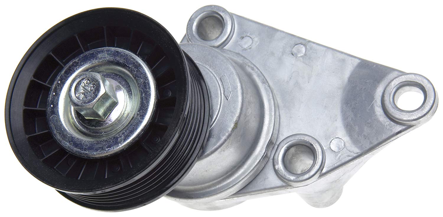 Acdelco Gold 38158 Drive Belt Tensioner Assembly With Pulley, Aluminum W/ Black Pulley