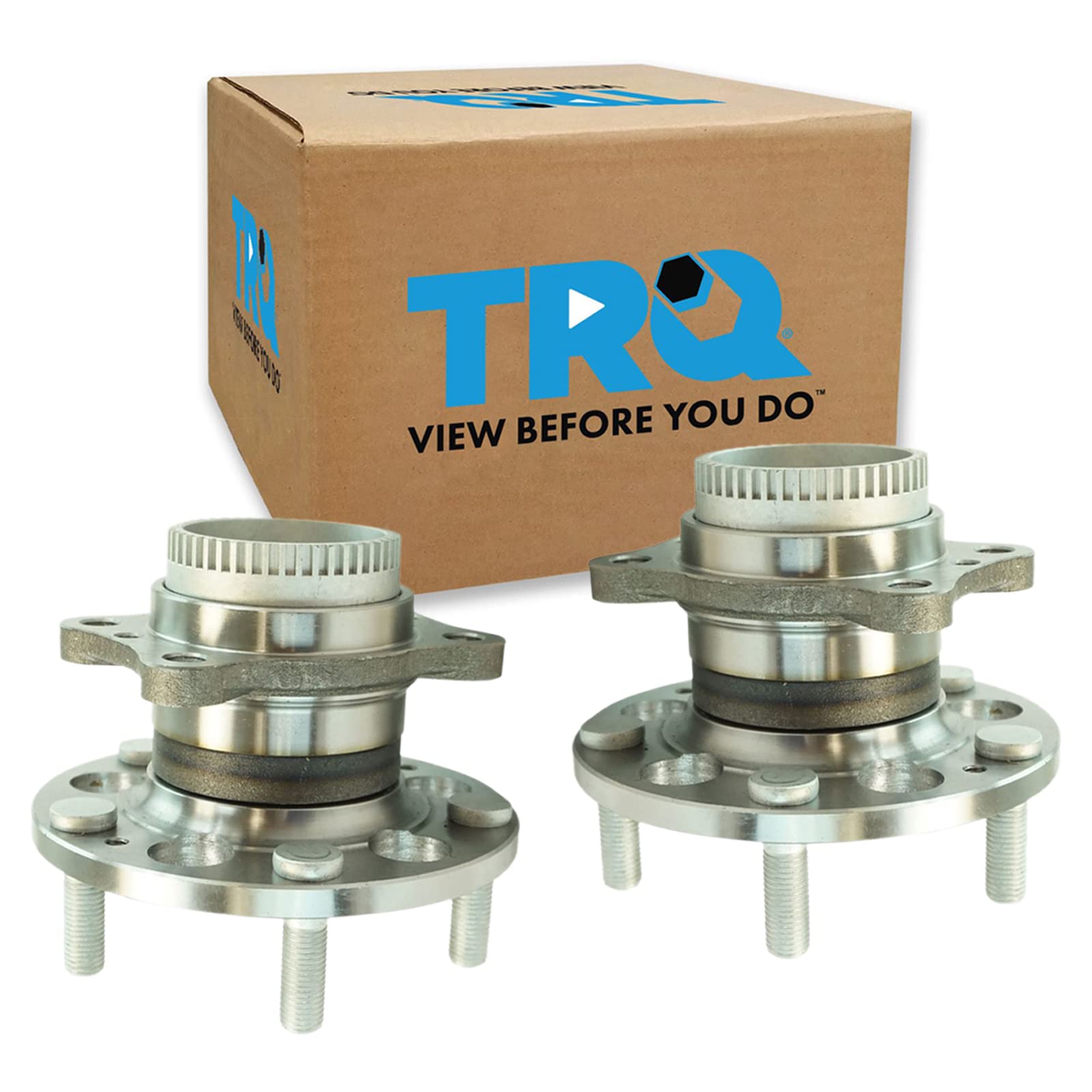 Trq Rear Wheel Hub Bearings Assembly Set Compatible With 2011-2016 Hyundai Elantra 2013-2014 Elantra Coupe 2013-2017 Elantra Gt 
