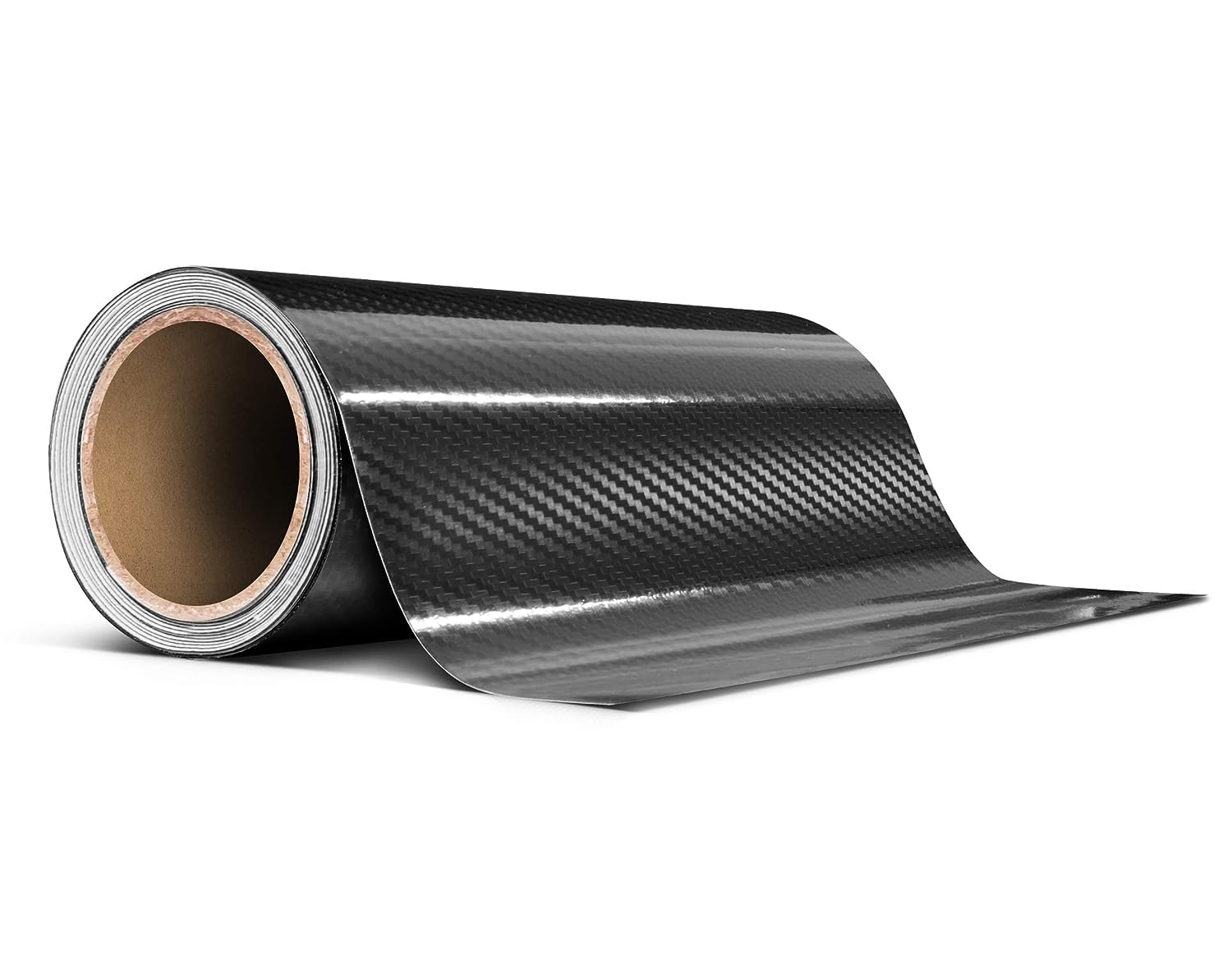 VViViD High Gloss Epoxy Black Carbon Fiber Vinyl Detailing Wrap Tape DIY Roll (12 Inch x 20ft)