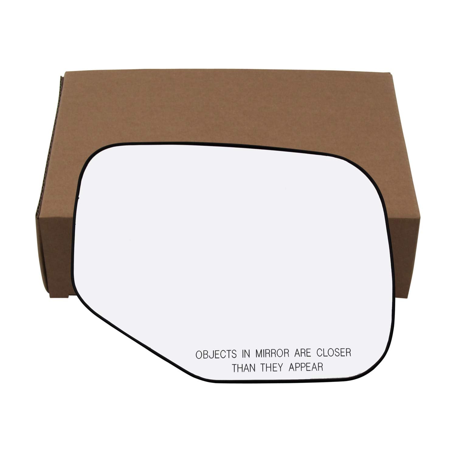 Passenger Side Mirror Glass Assembly With Plastic Backing Plate Heated Compatible With 2006-2008 Honda Ridgeline