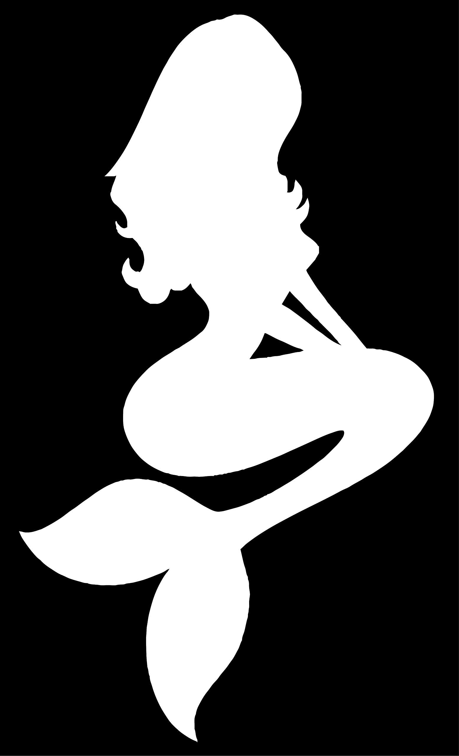 Mermaid Car Window Vinyl Decal Sticker 6-Inches Tall | Rs140