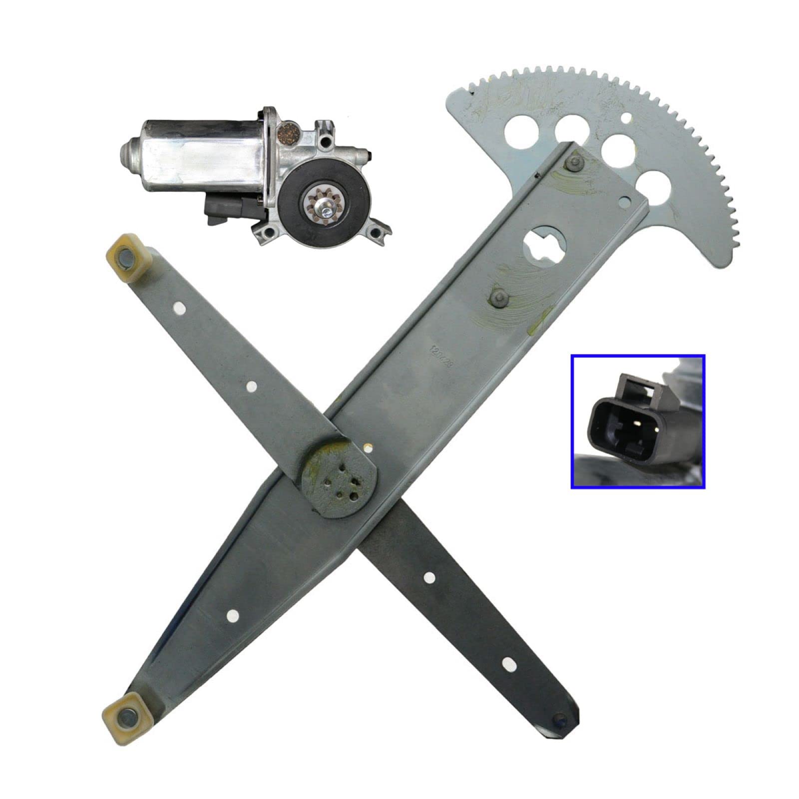 Trq Front Power Window Regulator W/Motor Set Driver Side Left Lh For Chevy Pontiac