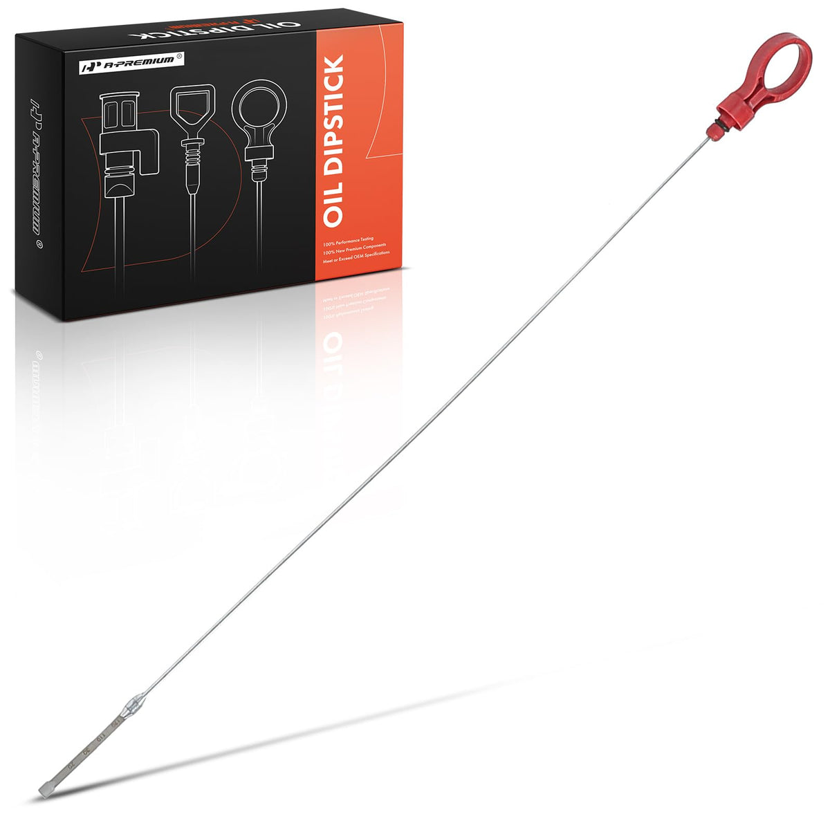 A-Premium Transmission Dipstick Compatible with Ram, Jeep, Dodge & Chrysler Models - 1500, Grand Cherokee, Wrangler, Grand Carav