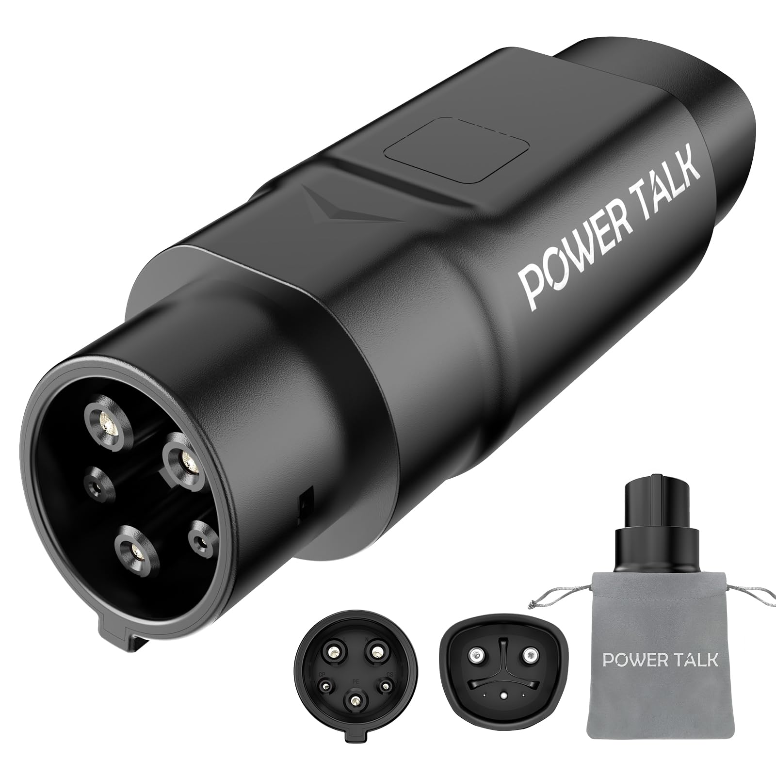 Ev Charger Adapter For Tesla To J1772 - Max 50A 240V - Nacs To J1772 Charging Adapter Compatible With Tesla Mobile Connectors,Wa