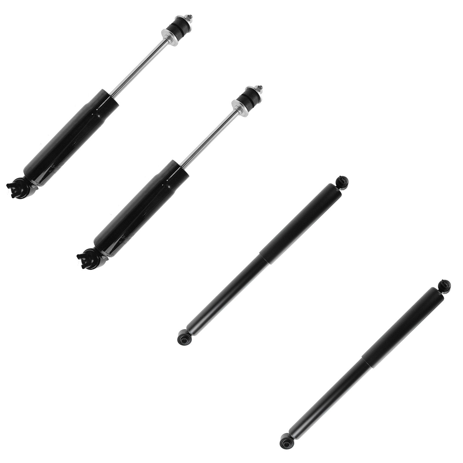 Trq Front And Rear Shock Absorber Set Compatible With 1988-2000 Chevrolet C2500 1992-1999 C2500 Suburban 1996-2022 Express 2500