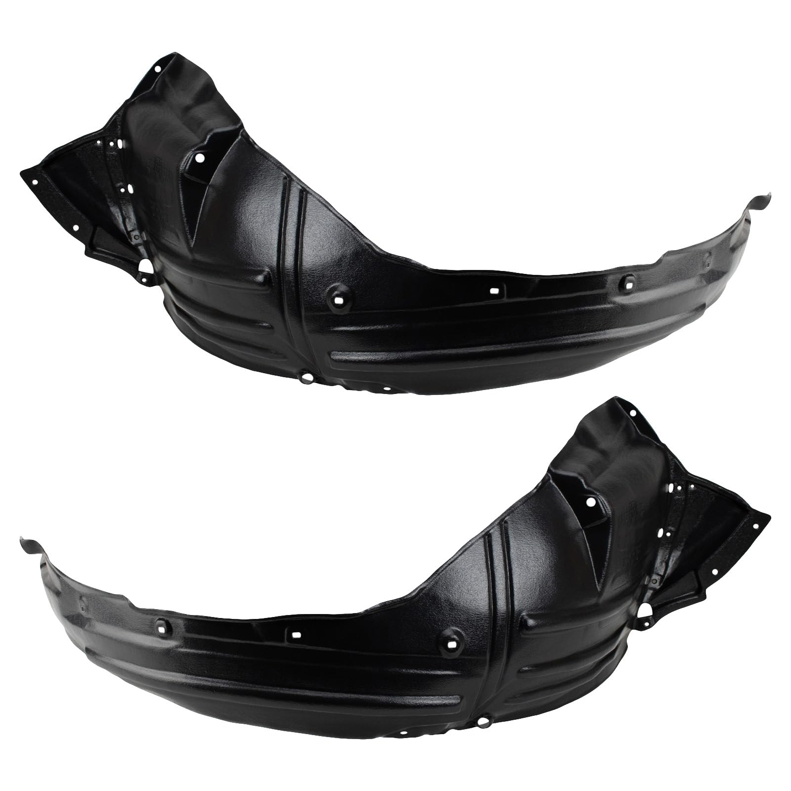 Trq Front Inner Fender Liner Set Compatible With 2007-2013 Acura Mdx Ac1248123 Ac1249123