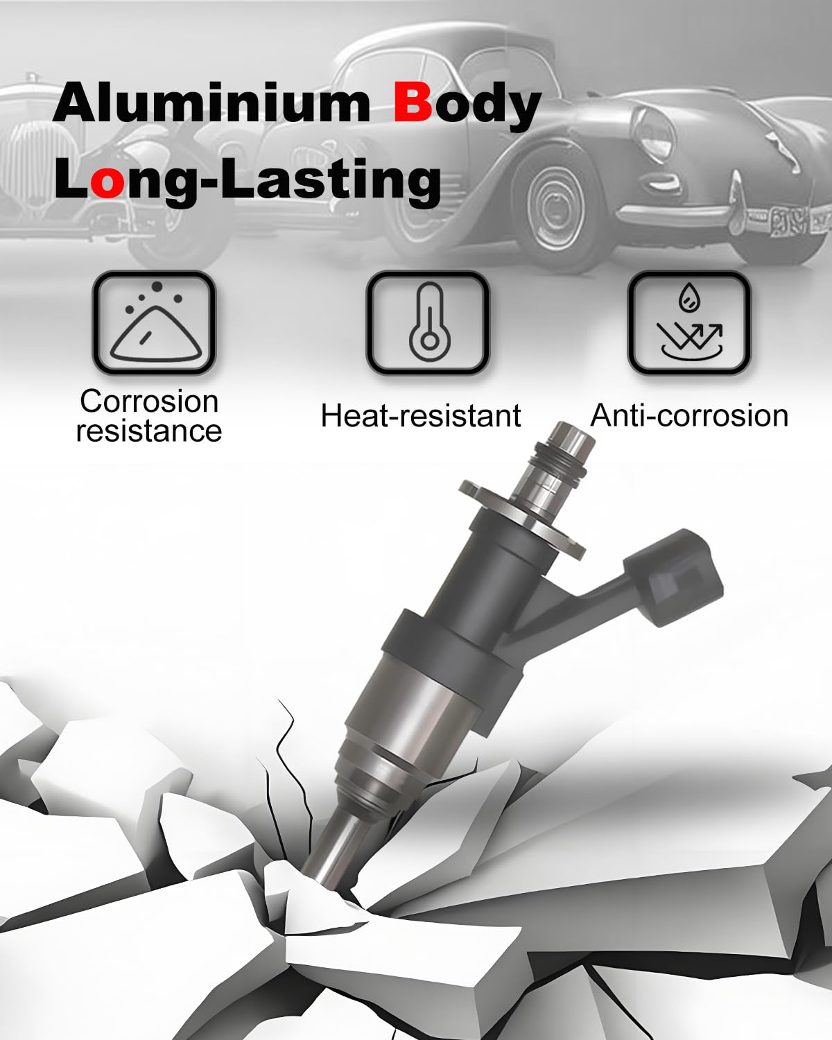 Amblee Fuel Injector Compatible with Chevy 2014-2018 Silverado 1500 2500, Cheyenne, Suburban, Tahoe, GMC Sierra 1500, Yukon XL -