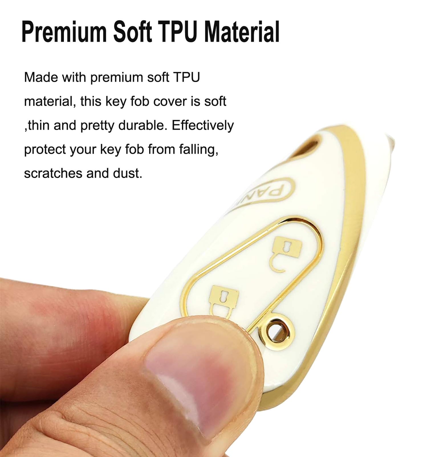 Arruweer Soft Tpu Key Fob Cover Holder Protector Compatiable With Honda Accord Civic Cr-V Fit Odyssey Pilot Ridgeline Cr-Z Acces