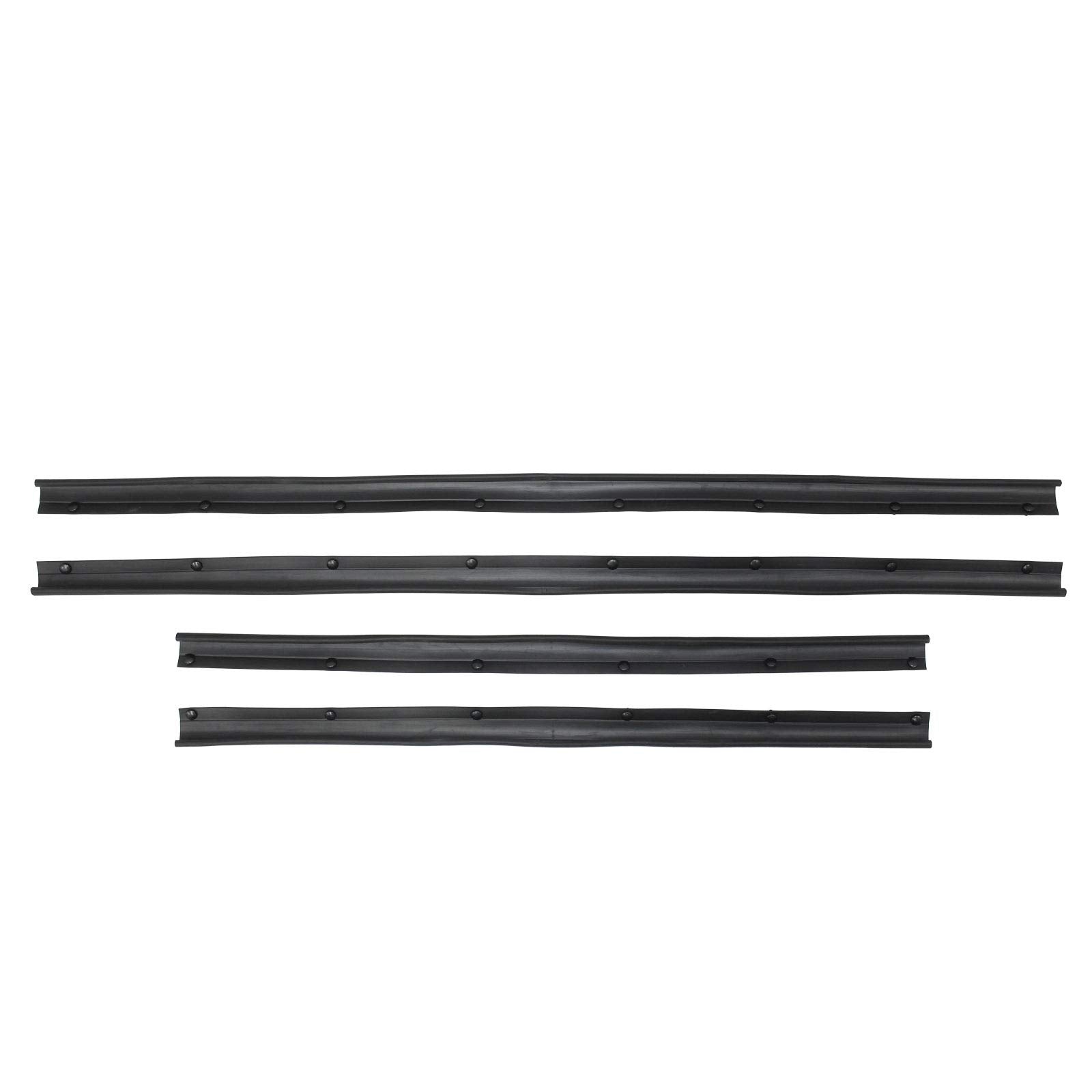 Applianpar Front Rear Lower Door Mounted Weatherstrip Seal Kit For F250 F350 F450 F550 Super Duty