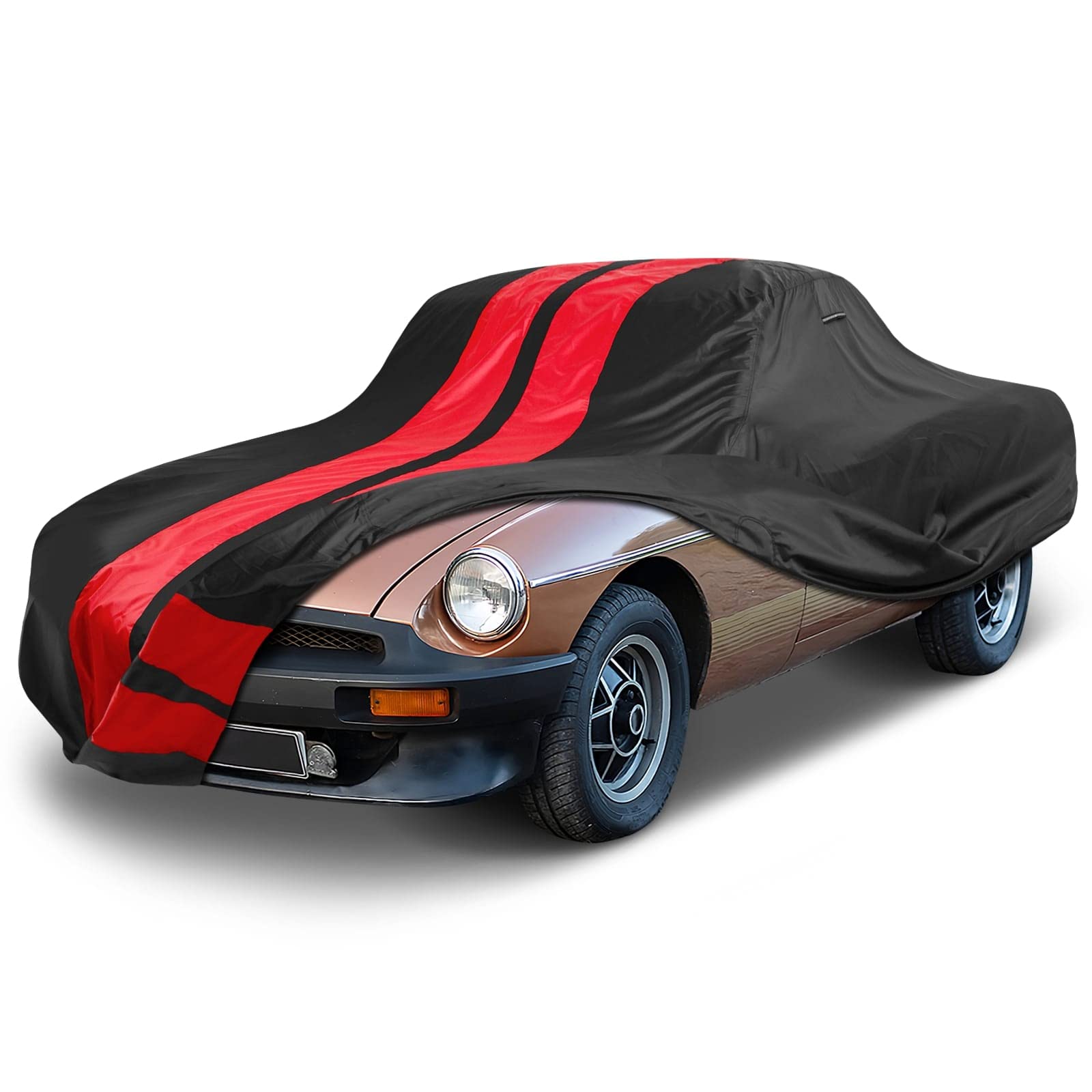 Icarcover Custom Car Cover For 1962-1981 Mg Mgb Roadster Waterproof All Weather Rain Snow Uv Sun Protector Full Exterior Indoor