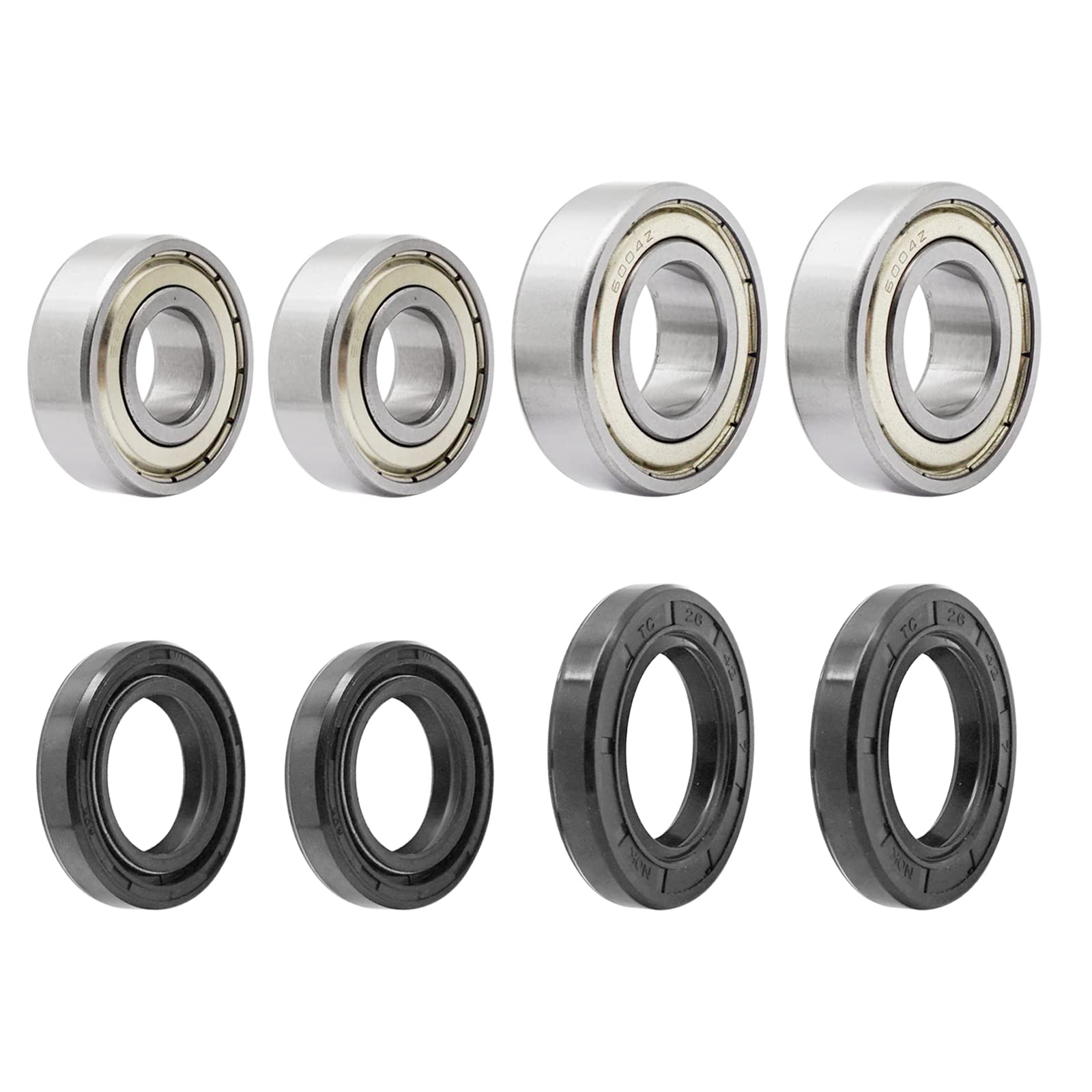 Front Wheel Bearings Seals Kit for Yamaha Raptor 700 660 350 250 125 Banshee 350 Warrior 350 YFZ450 Bear Tracker 250 Big Bear 25