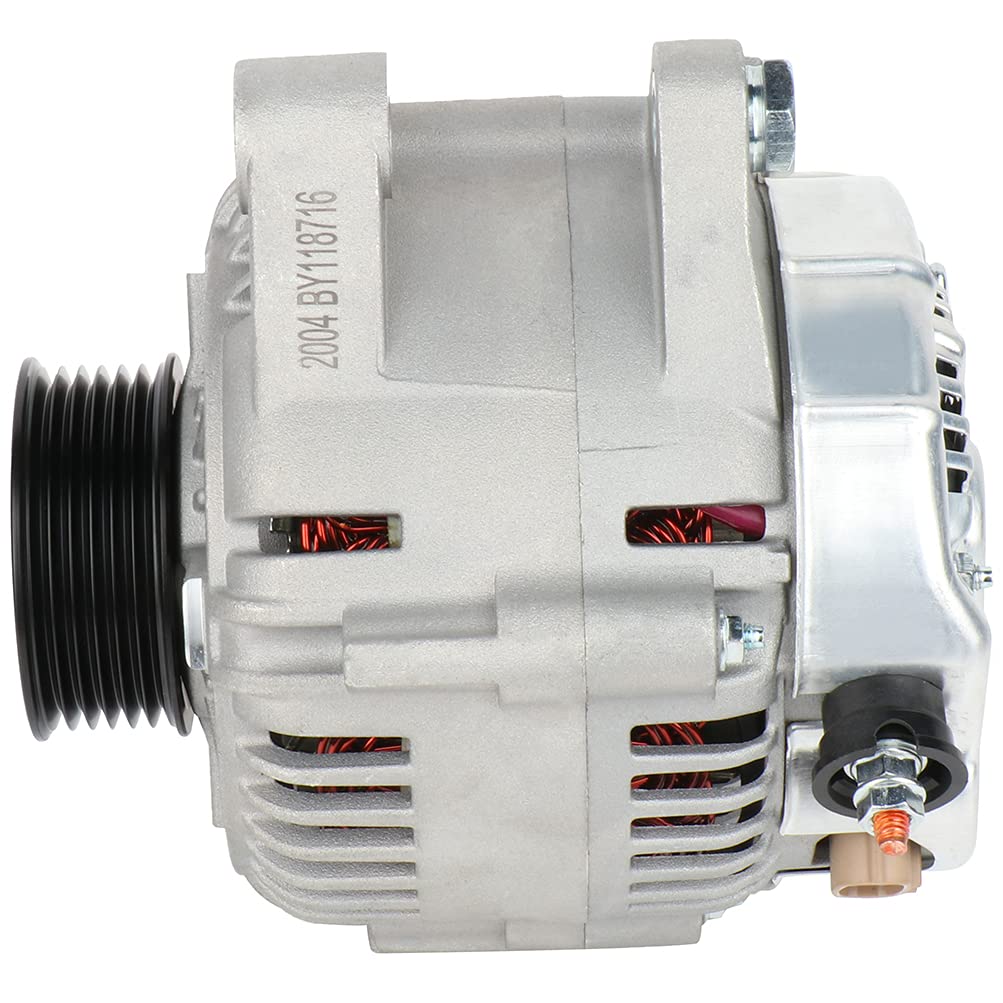 SCITOO Alternator Replacement for Toyota for Avalon 1998-2004, for Toyota for Sienna 1998-2003 13706 13806 12V 100Amp CW S6 Pull