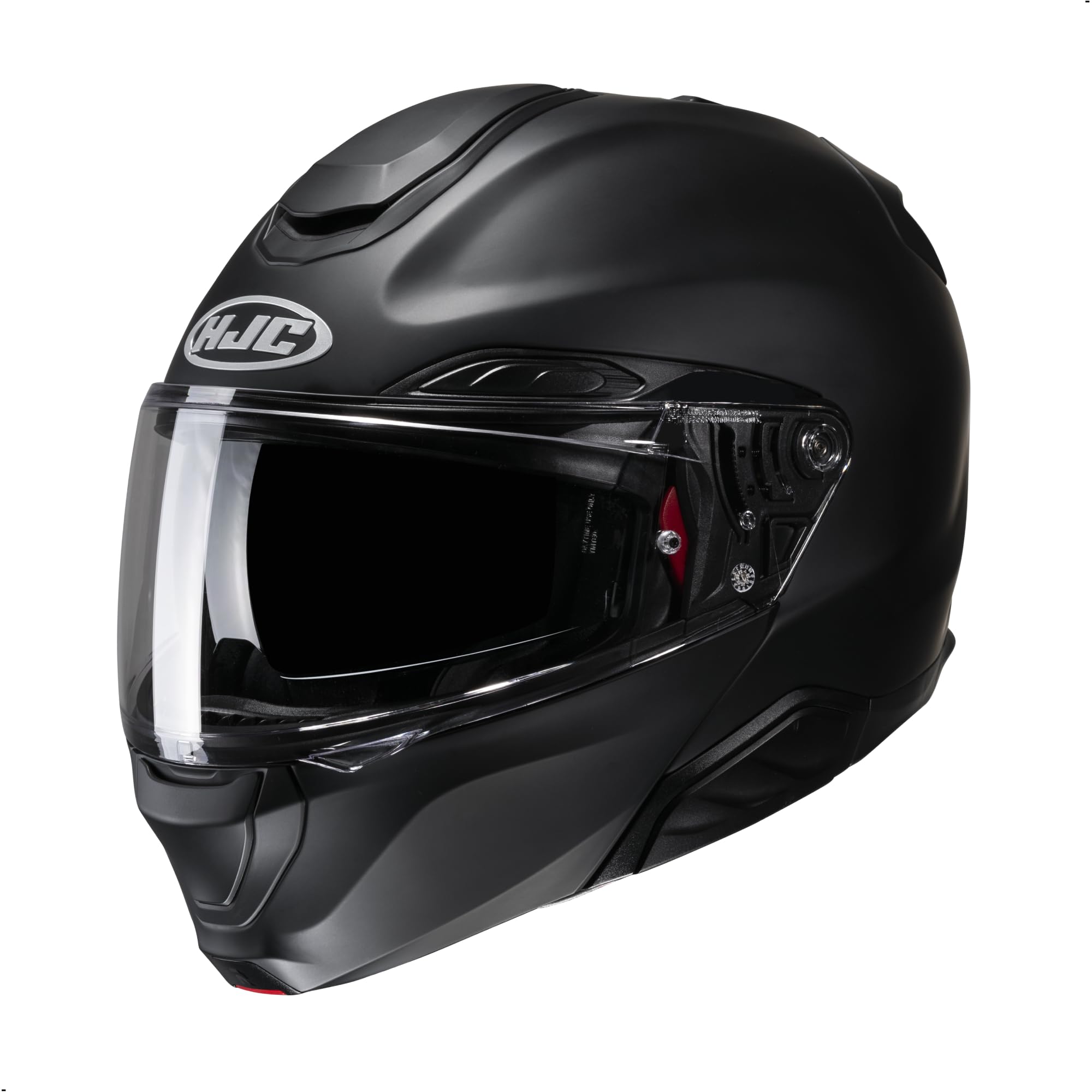 HJC RPHA 91 Solid Modular Motorcycle Helmet with HJ-37 Pinlock Shield, DOT Approved (Matte Black, XX-Large)