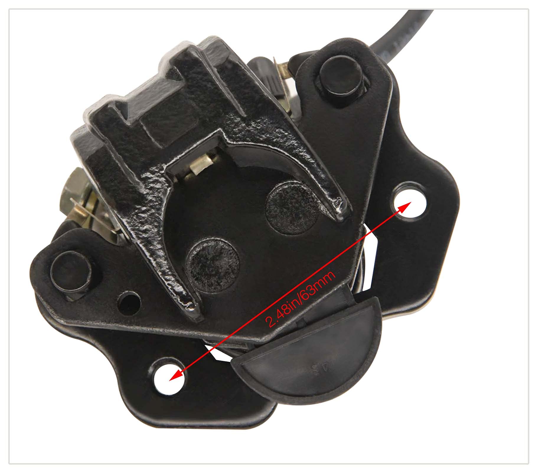 Rear Hand Hydraulic Disc Brake Left Hydraulic Brake Master Caliper Assembly Compatible For Chinese Taotao Roketa Sunl 50Cc 90Cc 110Ccc 125Cc Go-Kart Dune Buggy Quad Atv Dirt Mini Bike Kinroad 1