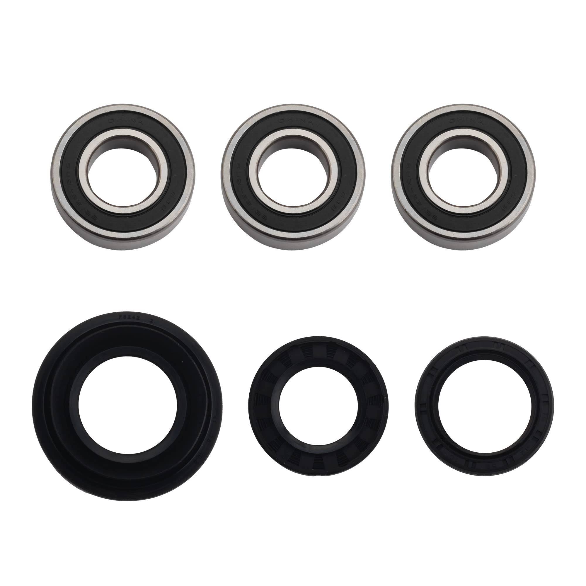 Dasbecan Rear Axle Wheel Bearing Kit with Seals Compatible with Honda ATV Foreman Rubicon 500 2001-2014 2005-2013 & Rancher 350 
