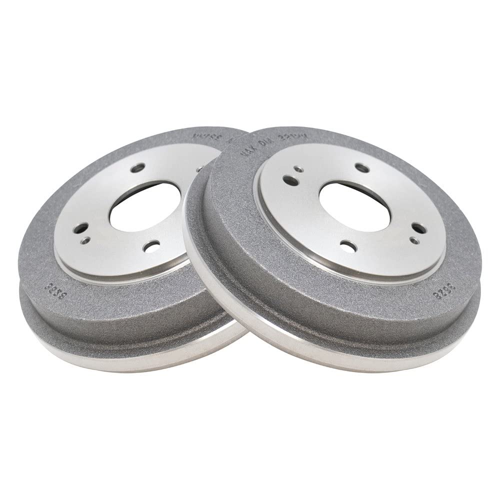 Trq Rear Brake Drums Left & Right Pair Set Of 2 For 90-02 Honda Accord