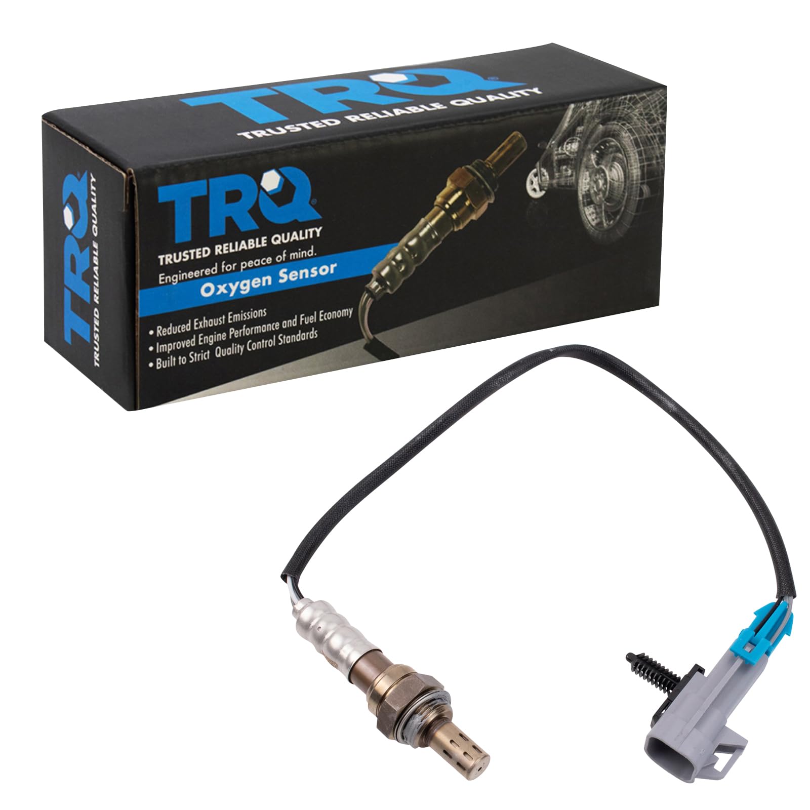 Trq Direct Fit O2 Oxygen Sensor Compatible With Chevy Gmc Hummer Cadillac Pontiac