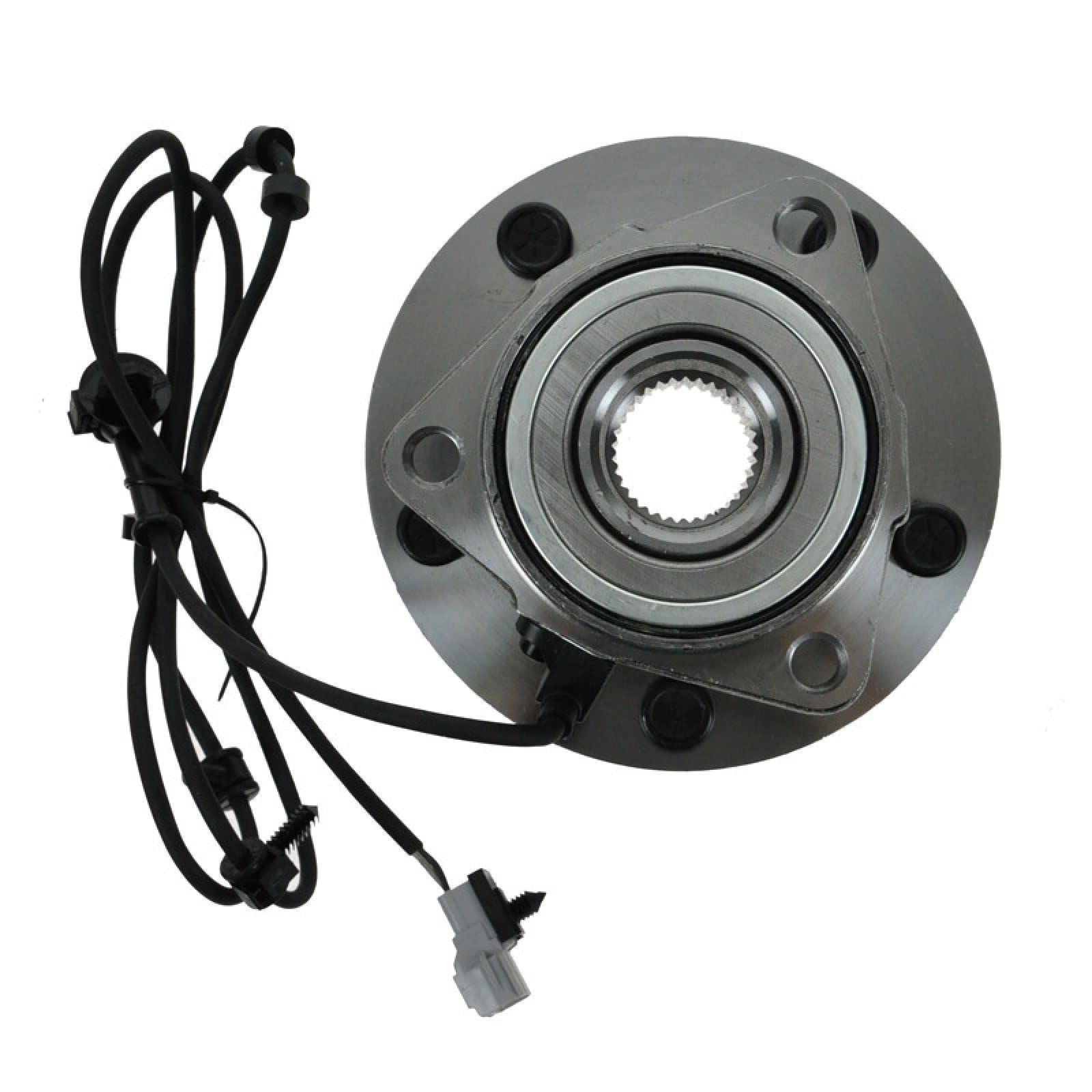 Trq Front Wheel Hub Bearings Assembly Set Compatible With 1997-1999 Dodge Ram 1500