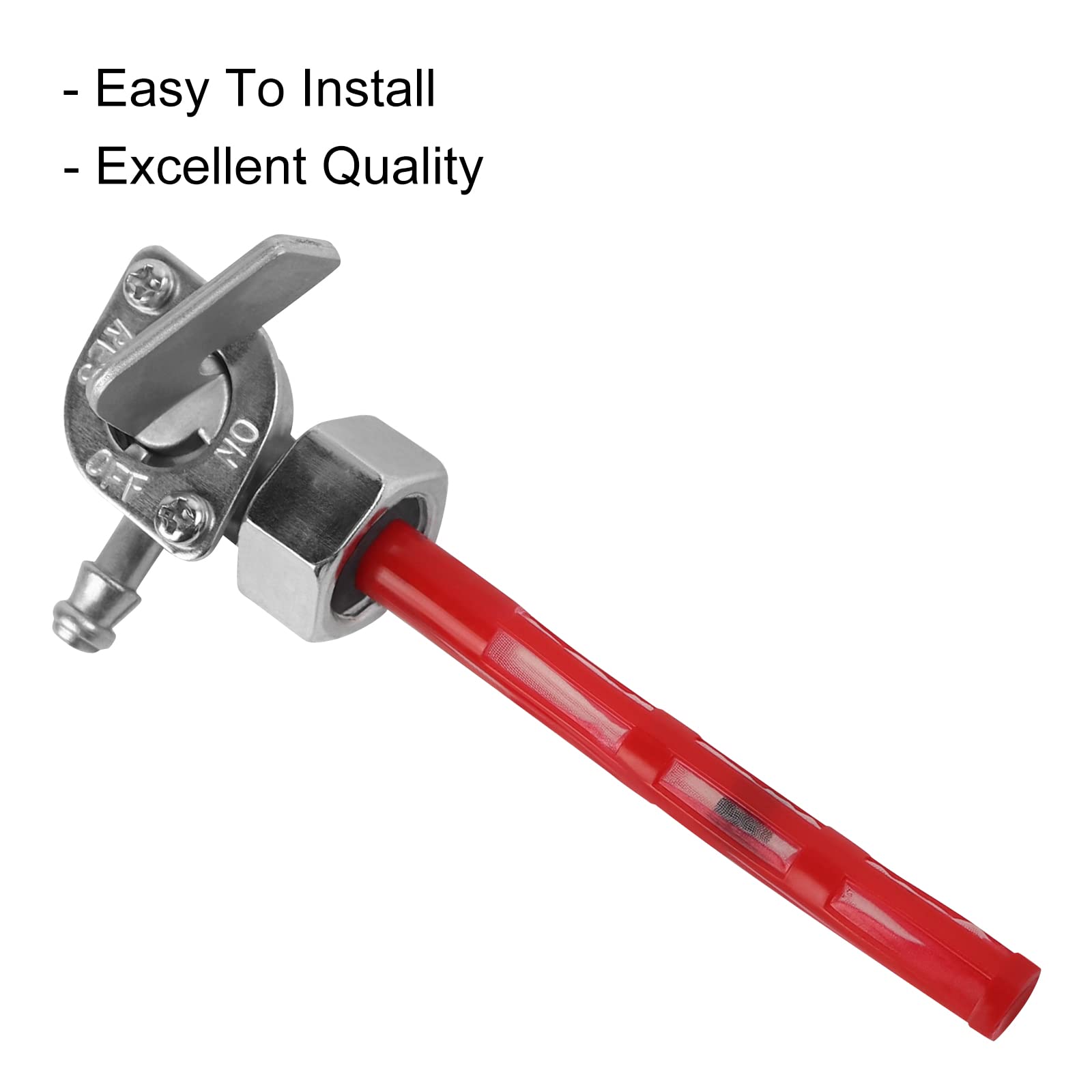 FLYPIG New Fuel Valve Petcock Gas Shut Off Switch for Honda 16950-GF6-015 16950-163-035 16950-GW8-670 14 x 1.0 mm 50cc 70cc 90cc