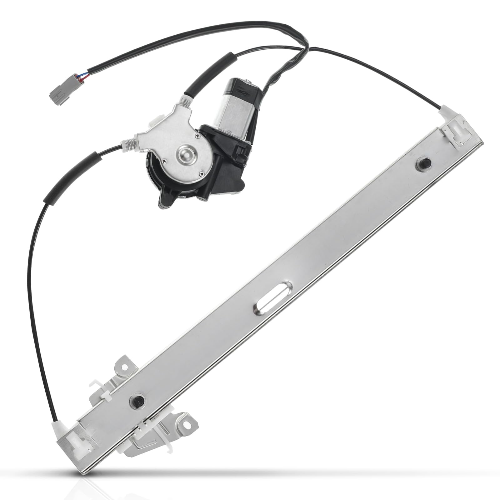 YHTAUTO Front Passenger Side Power Window Regulator With 2-Pin Motor Assembly for Ford Escape 2001-2007 & Mercury Mariner 2005-2