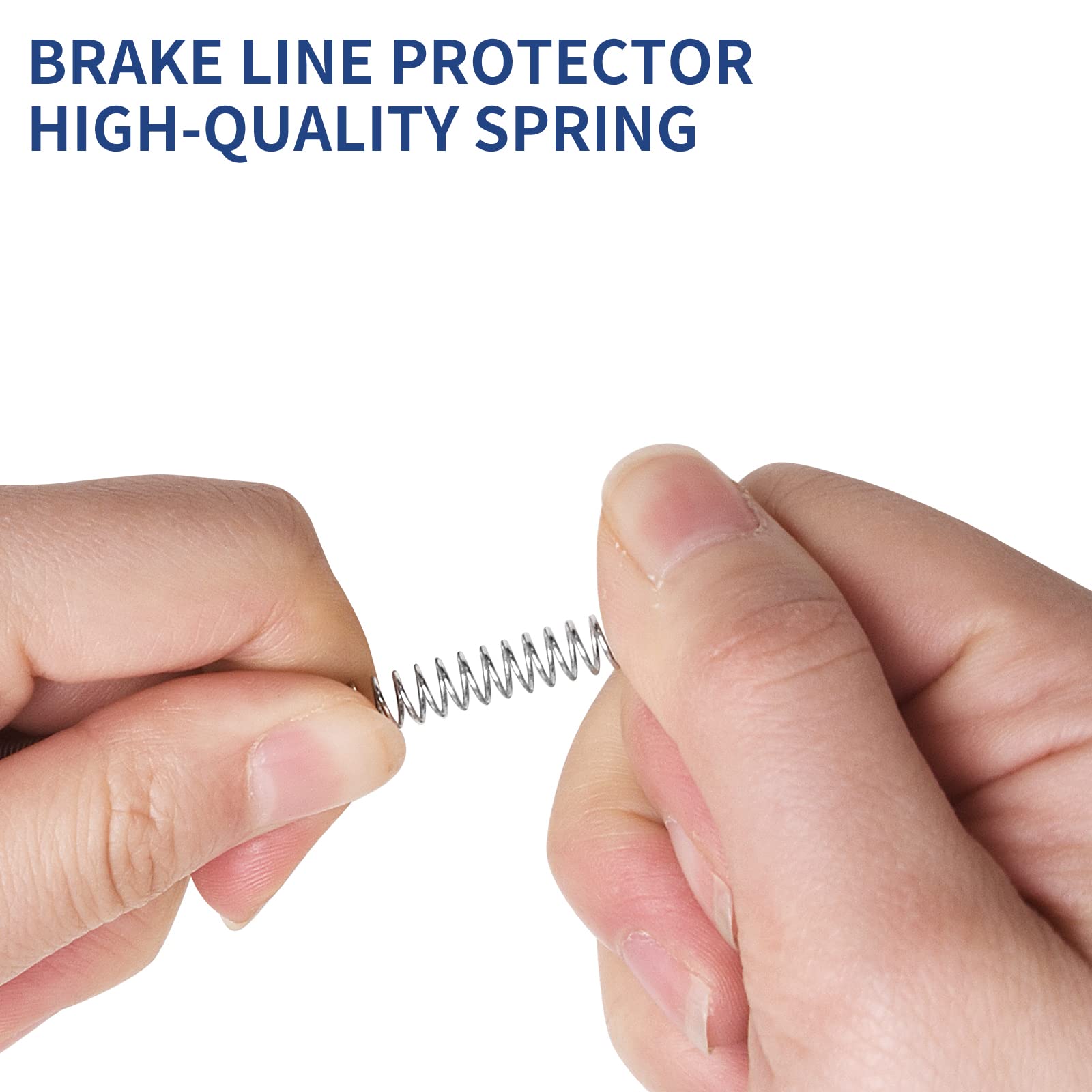 MuRealy Brake Line Protector - Upgraded Stainless Steel Brake Line Protector 3/16 Inch 8 Ft(2025 New), Premium Galvanized Spring