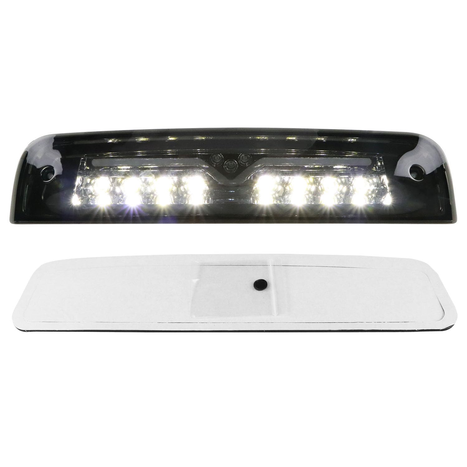 Tresound For 2009-2017 Dodge Ram 1500 2500 3500 3Rd Third Brake Light Cargo Light Led High Mount Lamp (Smoked)