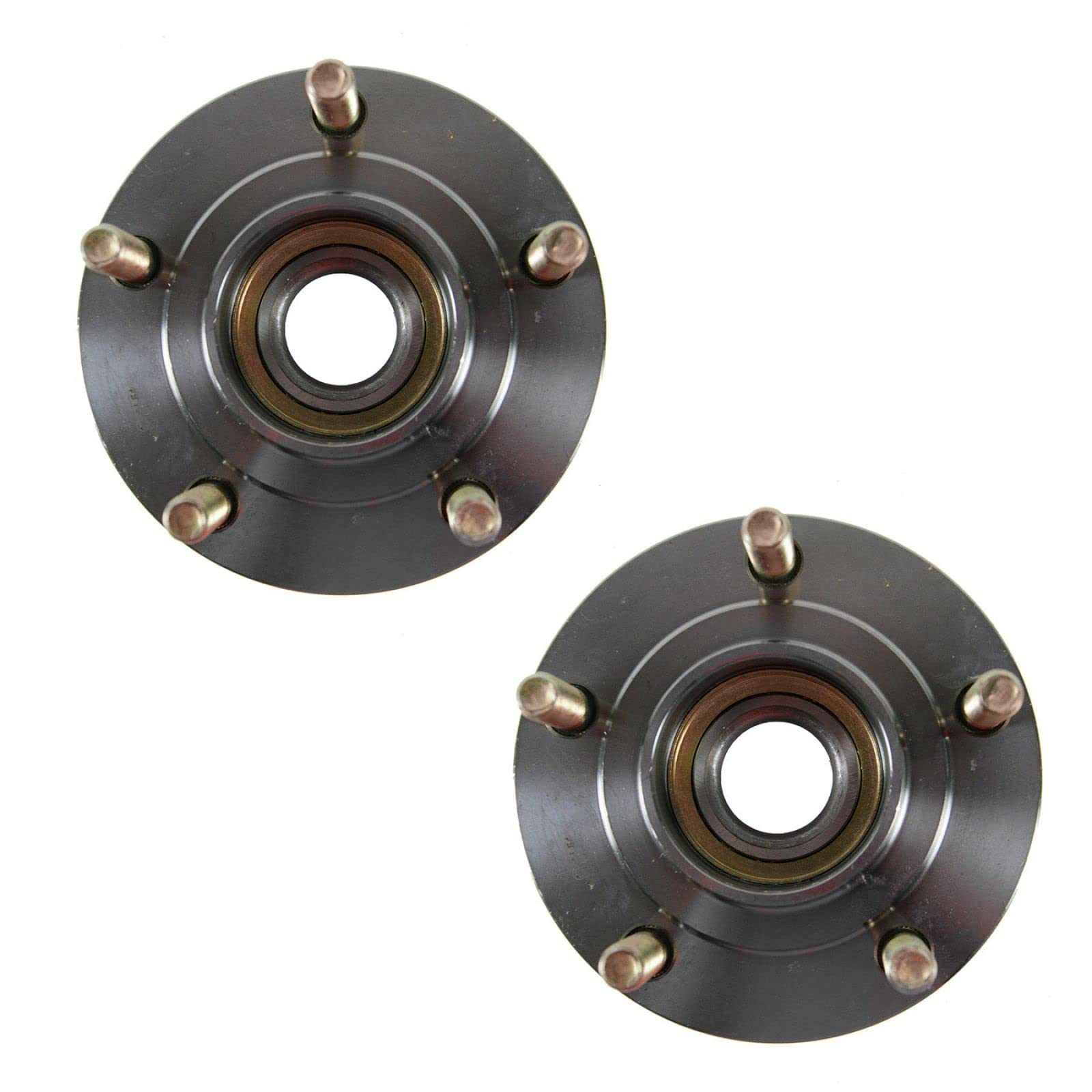 Trq Rear Wheel Hub Bearings Assembly Set Compatible With 2004-2006 Mitsubishi Lancer 2003-2006 Outlander