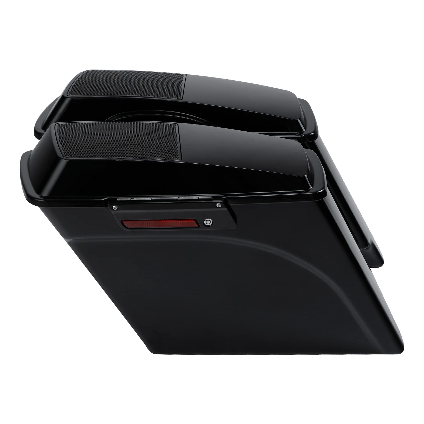 Tcmt 5'' Stretched Saddlebags Fit For Harley Road Glide 14-24 Velocity Red Sunglo