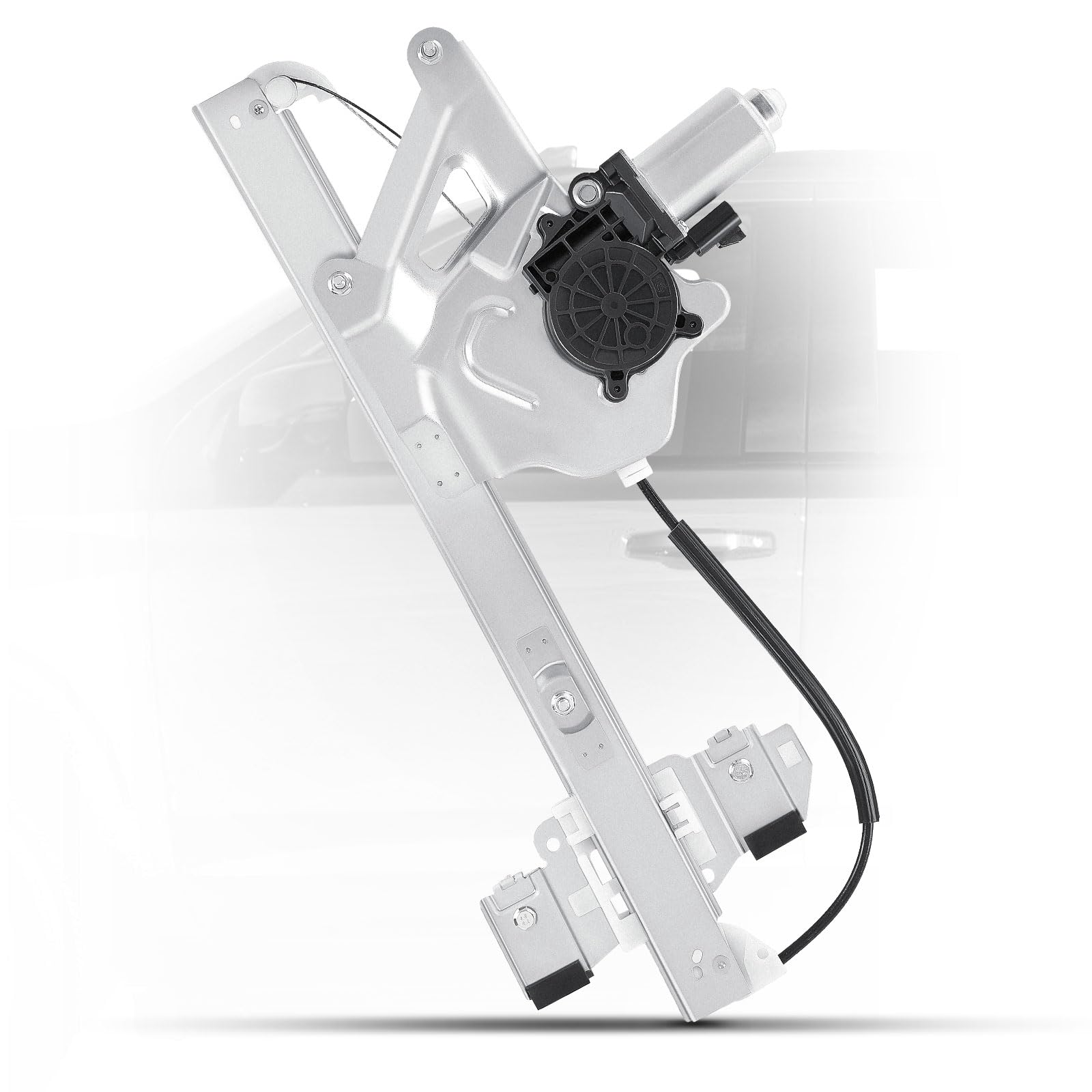 YHTAUTO Front Passenger Side Power Window Regulator With 2-Pin Motor Assembly Compatible with Buick LeSabre Custom/Limited 2000-