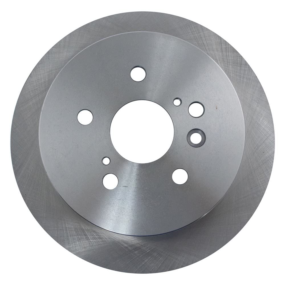 Trq Rear Brake Rotors Set Solid Compatible With 2004-2010 Toyota Sienna